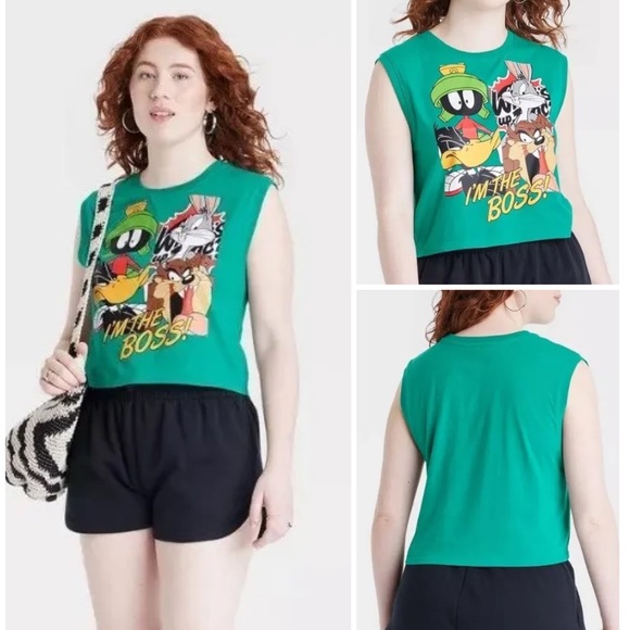 Warner Bros. Tops - NWT! Looney Tunes 'Im the Boss' Graphic Tank Top